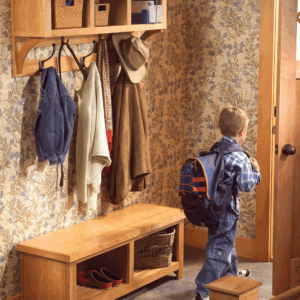 Alternative view of Coat Rack Storage Bench