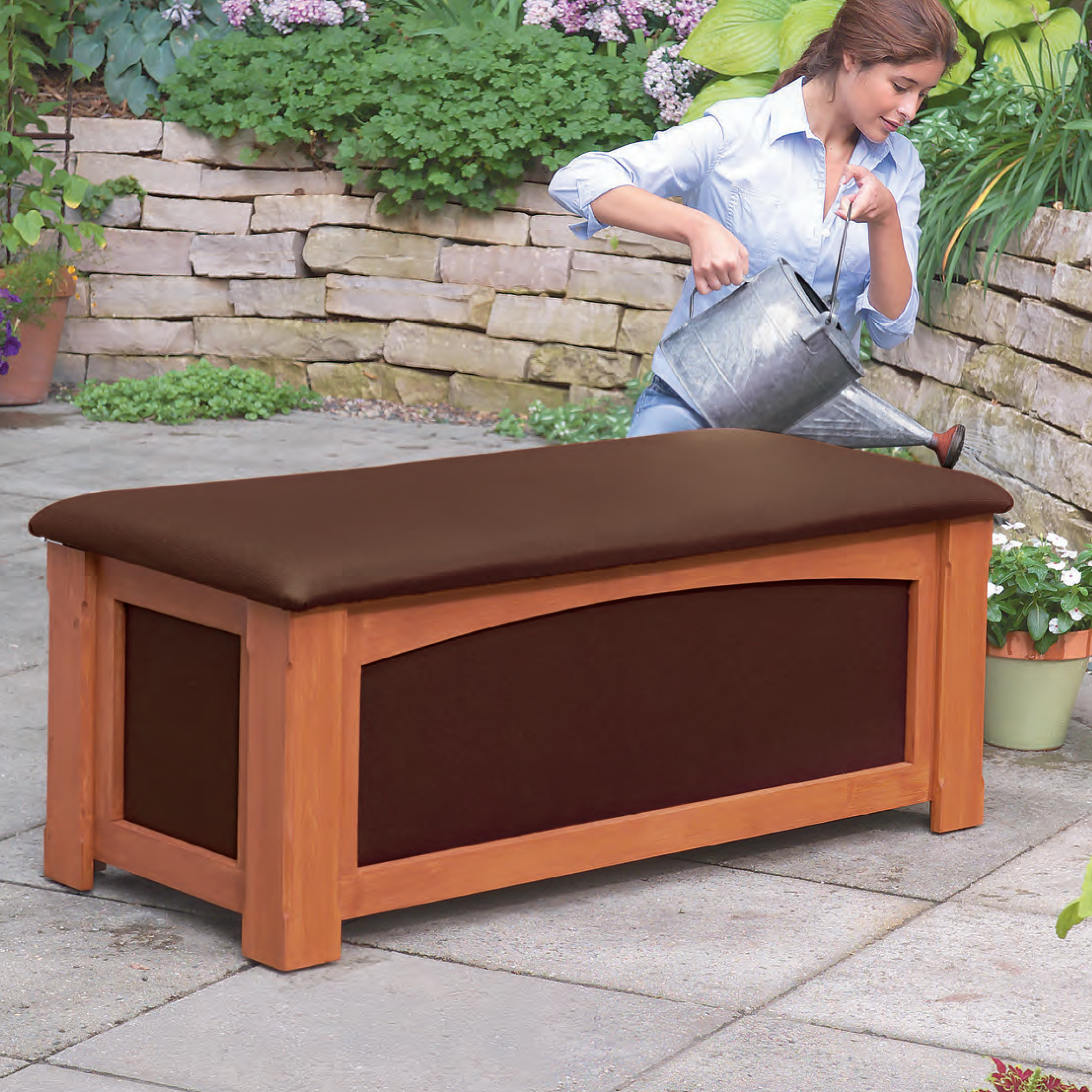 Outdoor Storage Bench - Image 2
