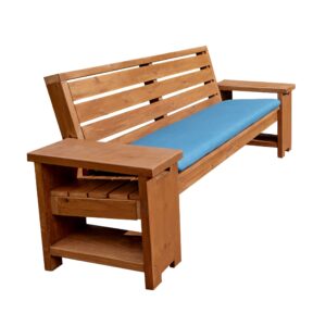 Alternative view of Patio Bench with Built-in End Tables