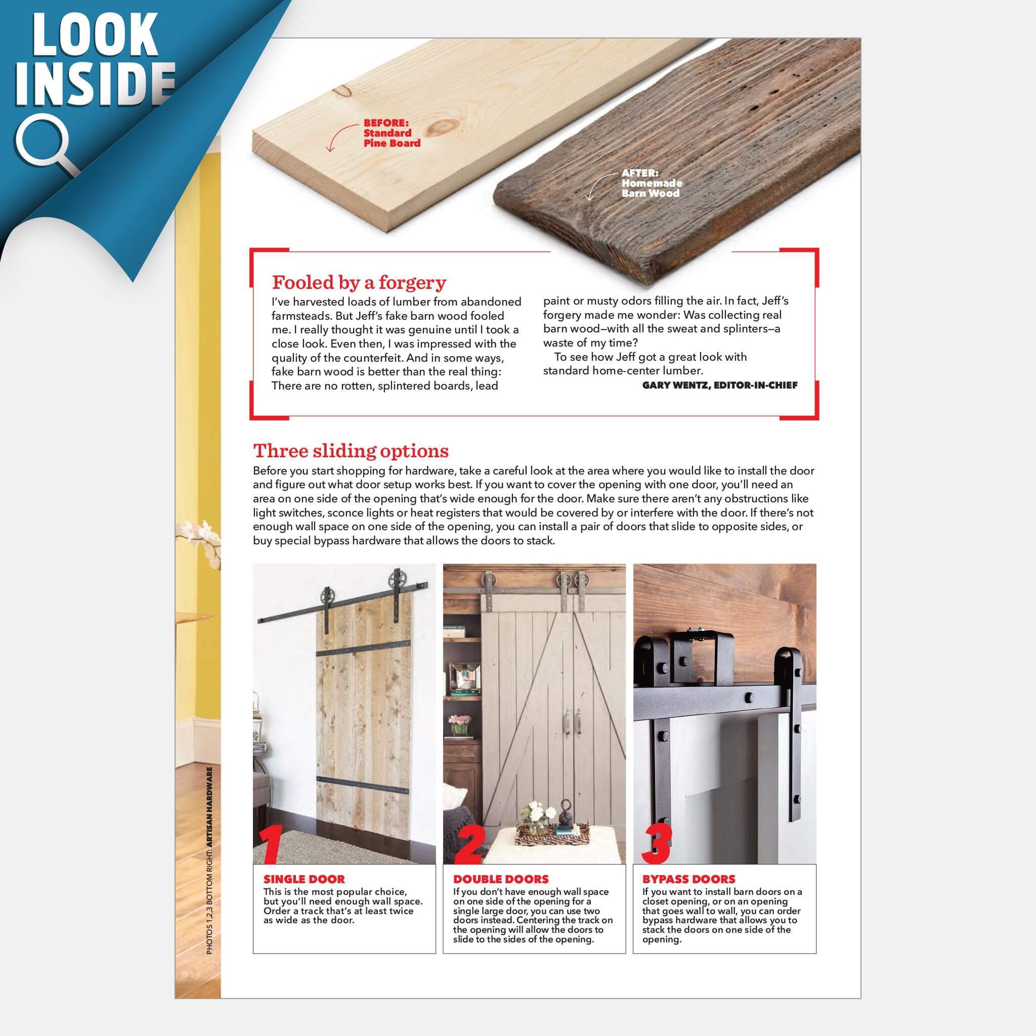 Rustic Barn Door - Image 3