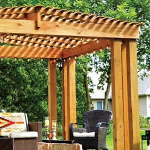 Alternative view of Simple Stunning Pergola