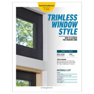 Trimless Window Style